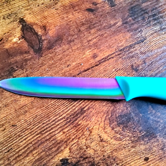 Rainbow Titanium Kitchen Knife Set - Picture 3 of 7
